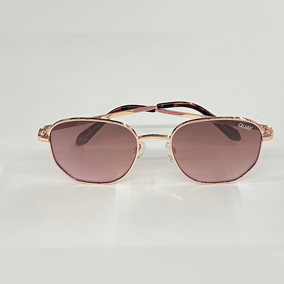 QUAY Australia - BIG TIME SUNGLASSES -ROSE/PNK - Picture 3 of 10